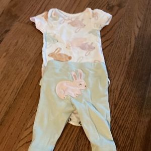 New born baby bunny easter